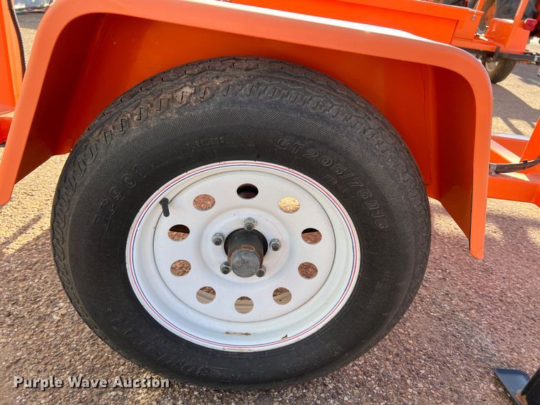 image for item LW9278 2008 K&K Systems  arrow board trailer