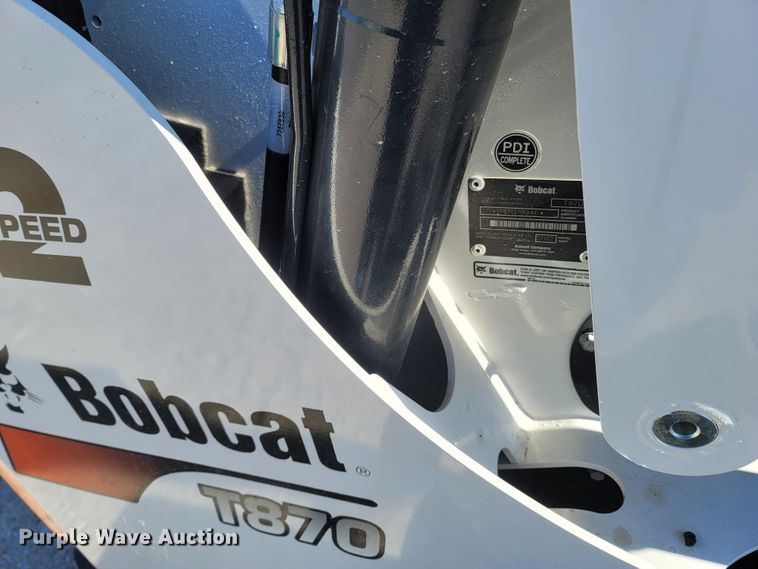 image for item MB9859 2022 Bobcat T870  tracked skid steer loader