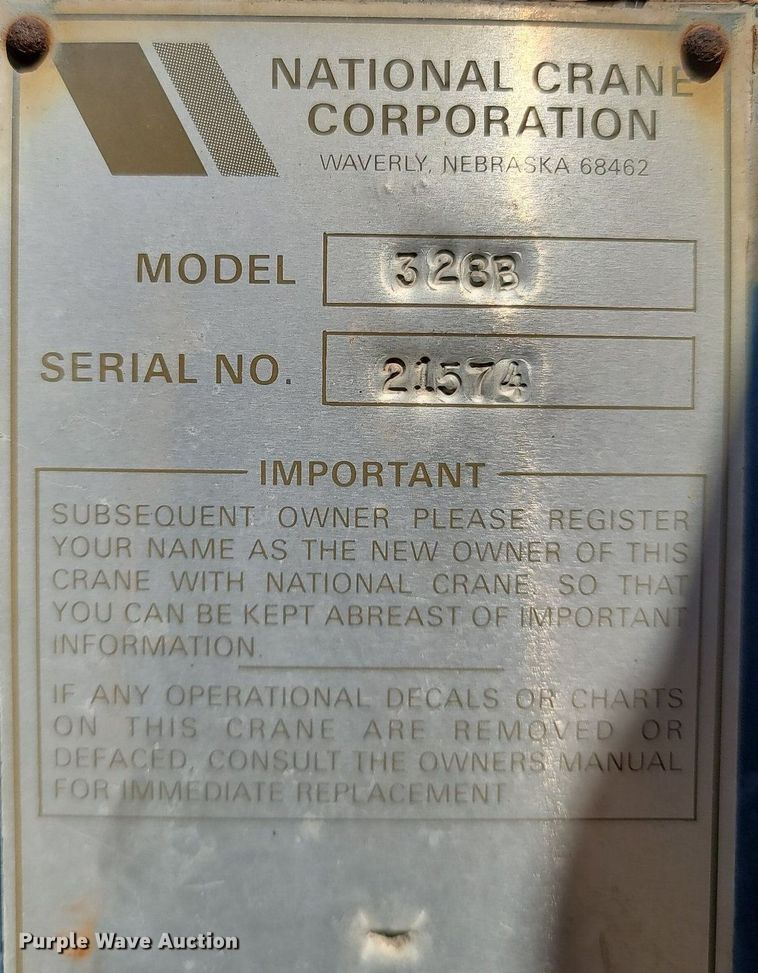 image for item MB9886 1990 GMC TopKick C6000  crane truck