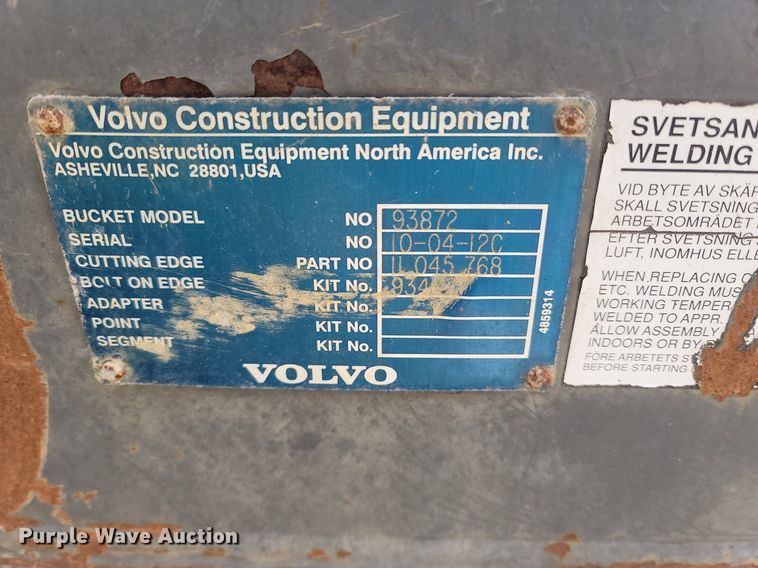 image for item MB9889 2008 Volvo L120F  wheel loader