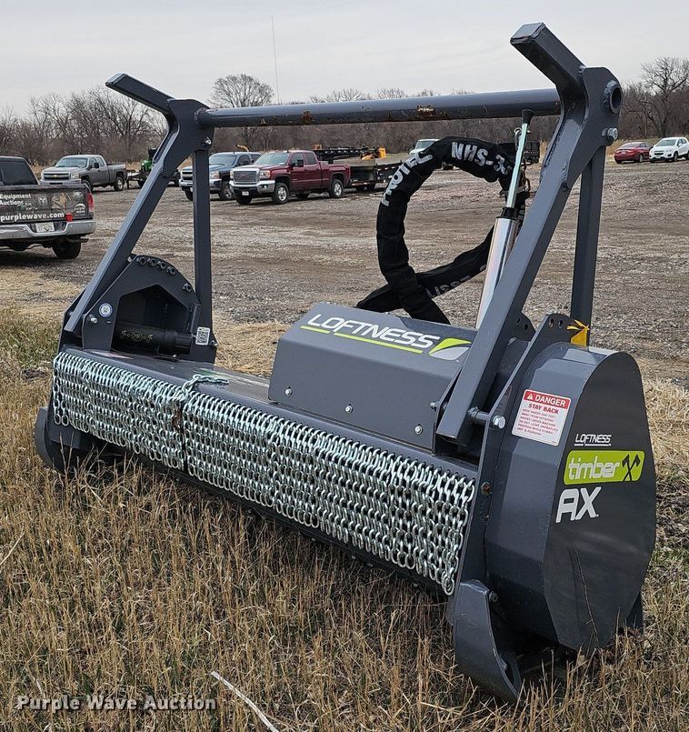Loftness Timber Ax skid steer mulcher in Eagle, NE Item MC9692 sold Purple Wave