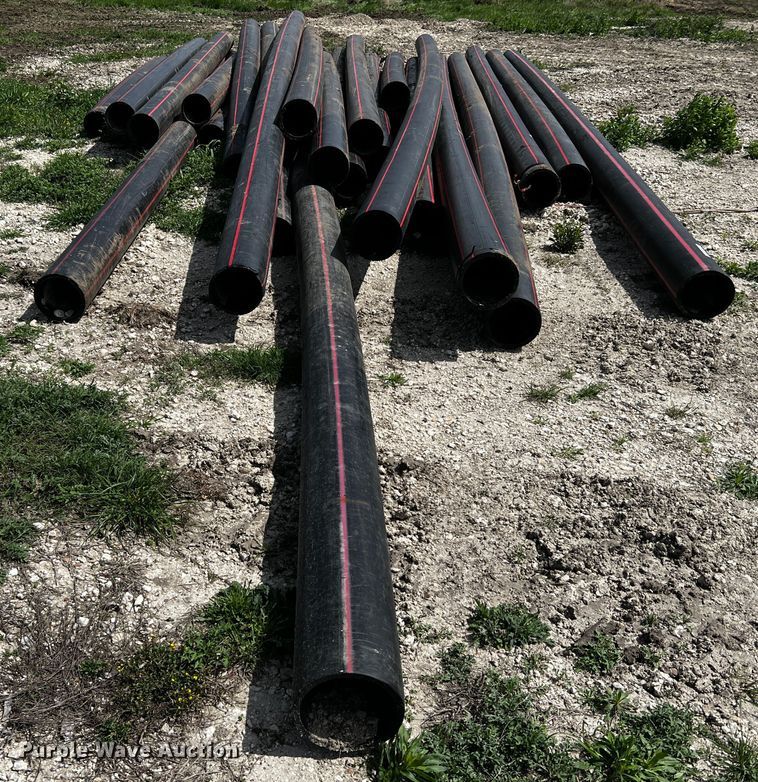 image for item MF9865 Approximately 25 pieces of Duraline HDPE pipe