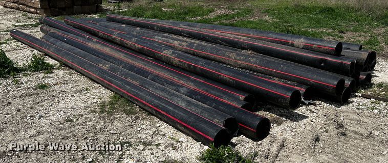 image for item MF9865 Approximately 25 pieces of Duraline HDPE pipe