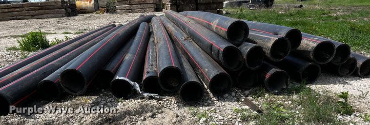 image for item MF9865 Approximately 25 pieces of Duraline HDPE pipe
