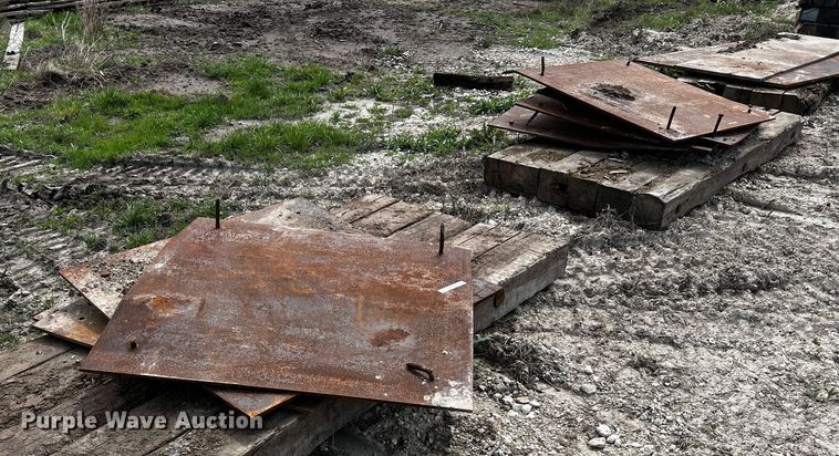 image for item MF9868 (8) steel plates