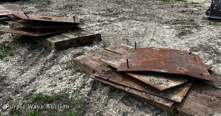 image for item MF9868 (8) steel plates