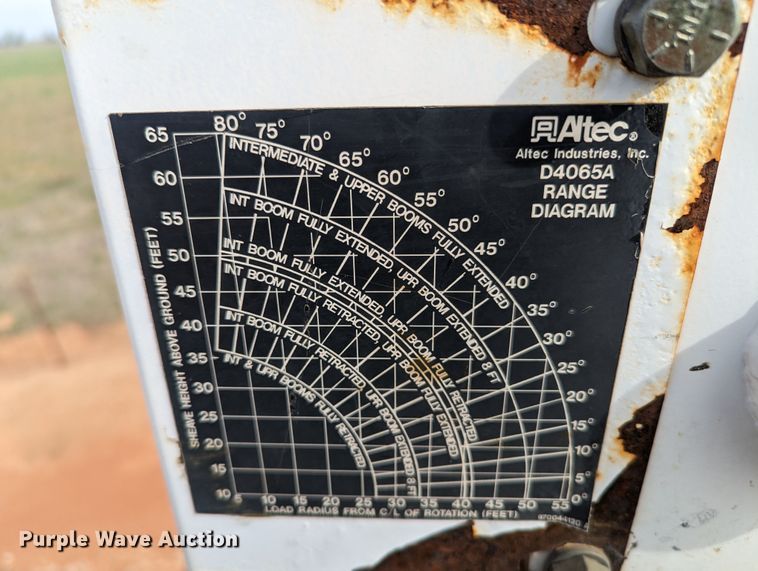 image for item MN9833 2012 International WorkStar 7400  digger derrick truck