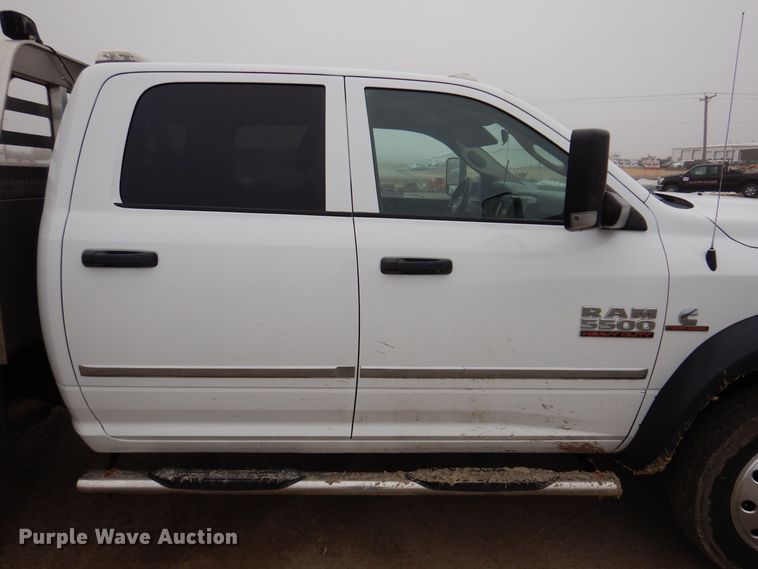 image for item MO9544 2017 Dodge Ram 5500HD  Crew Cab flatbed truck