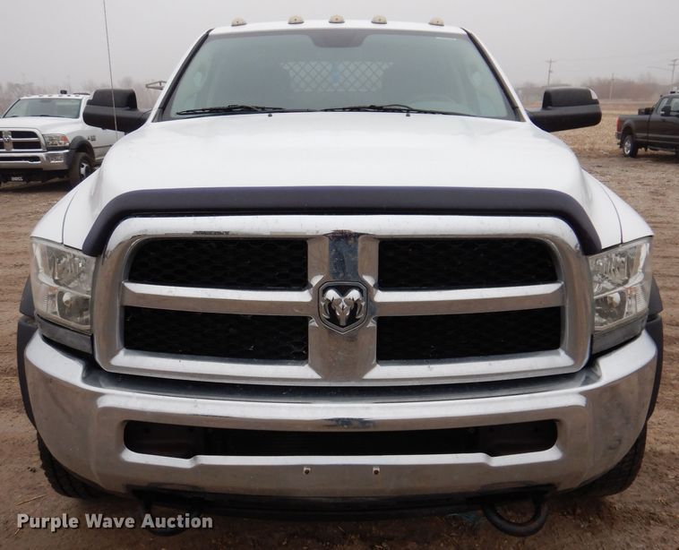 image for item MO9545 2014 Dodge Ram 5500HD  Crew Cab flatbed truck