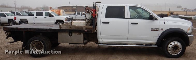 image for item MO9545 2014 Dodge Ram 5500HD  Crew Cab flatbed truck