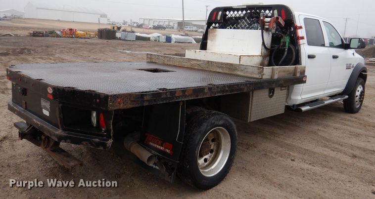 image for item MO9545 2014 Dodge Ram 5500HD  Crew Cab flatbed truck