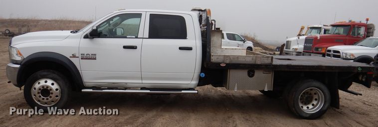 image for item MO9545 2014 Dodge Ram 5500HD  Crew Cab flatbed truck