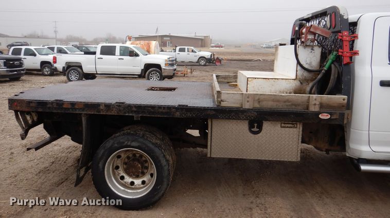 image for item MO9545 2014 Dodge Ram 5500HD  Crew Cab flatbed truck