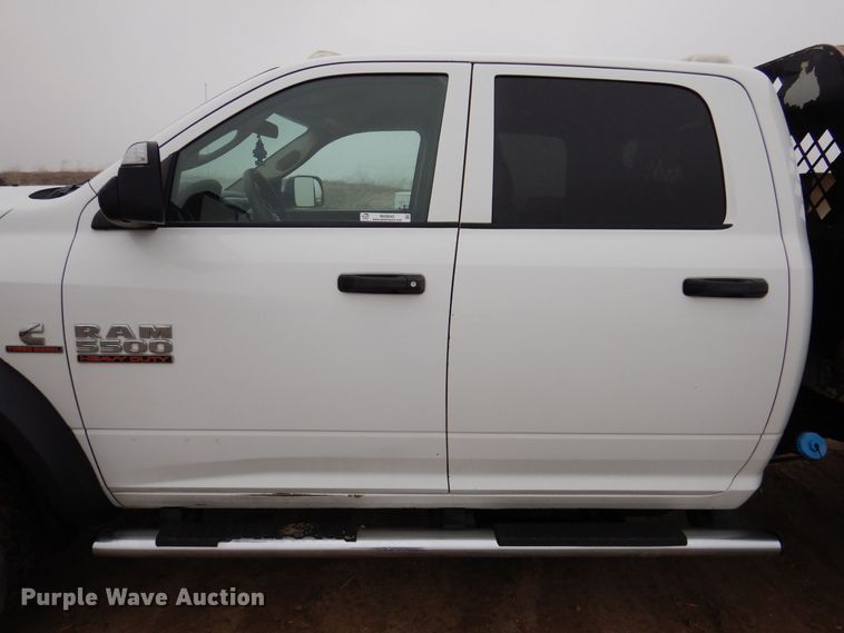 image for item MO9545 2014 Dodge Ram 5500HD  Crew Cab flatbed truck