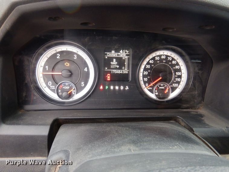 image for item MO9545 2014 Dodge Ram 5500HD  Crew Cab flatbed truck