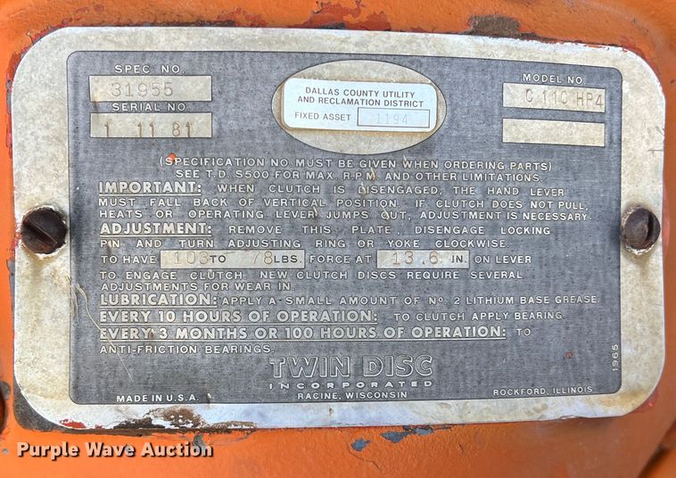 image for item MQ9880 Lava Co 6329DF  air curtain trench burner