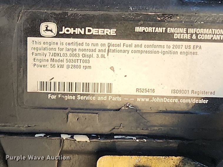 image for item MW9565 2008 John Deere 304J  wheel loader