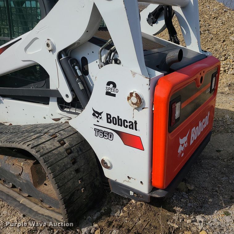 image for item MX9565 2017 Bobcat T650  tracked skid steer loader