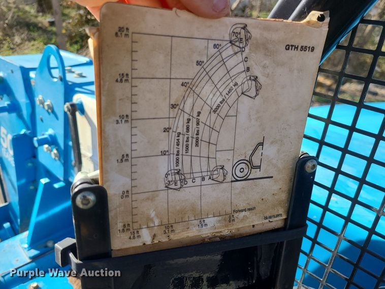 image for item MX9602 2015 Genie GTH-5519  telehandler