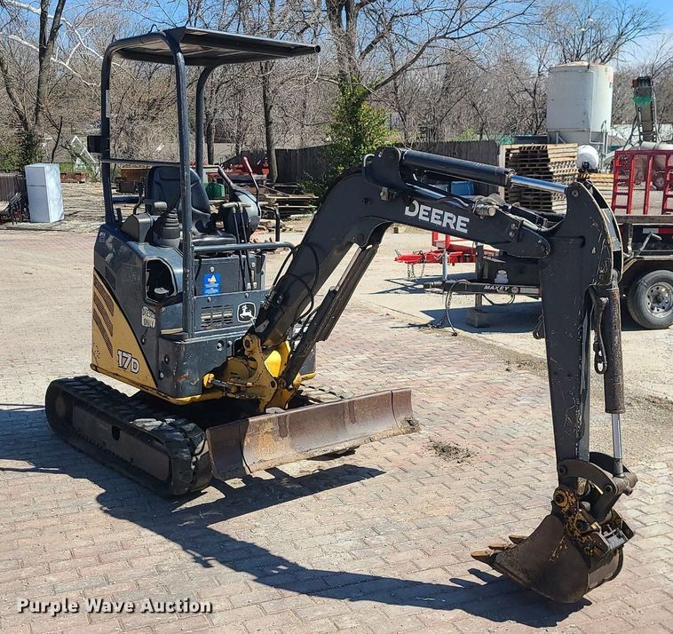 image for item MX9608 2012 John Deere 17D  mini excavator
