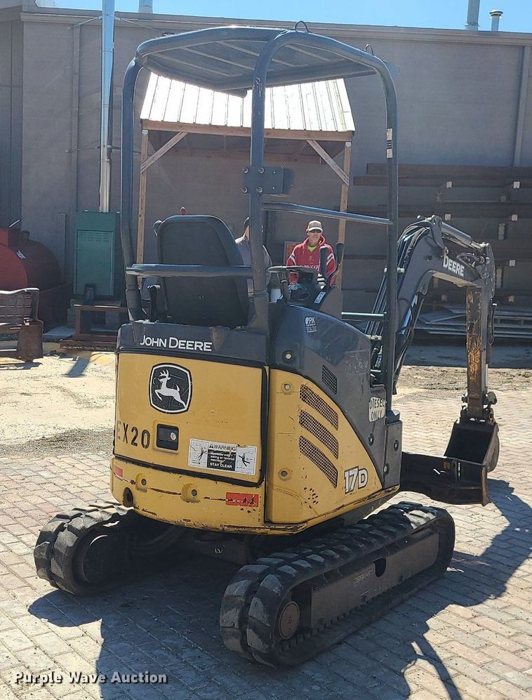 image for item MX9608 2012 John Deere 17D  mini excavator