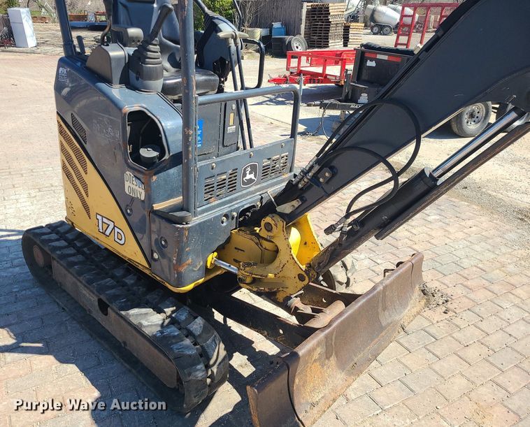 image for item MX9608 2012 John Deere 17D  mini excavator