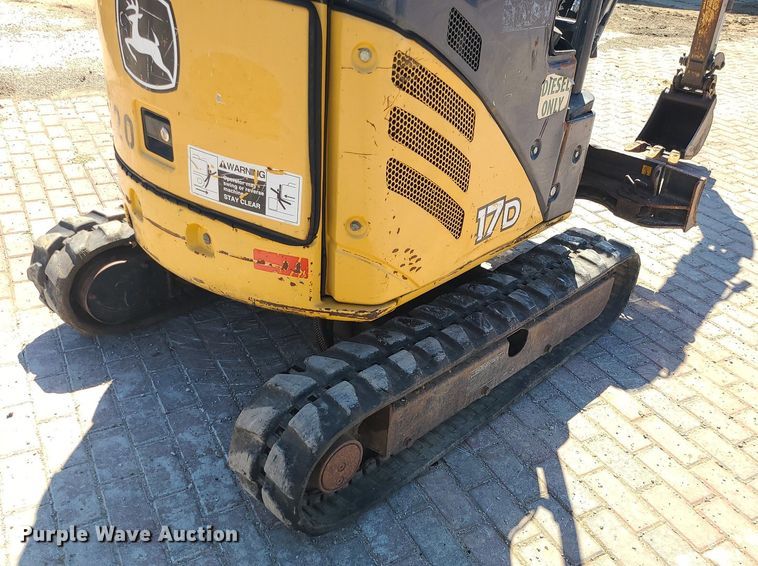 image for item MX9608 2012 John Deere 17D  mini excavator