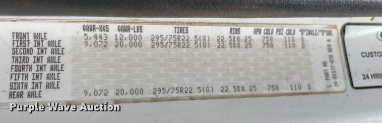 image for item MY9244 2007 Freightliner Business Class M2  roll-off container truck