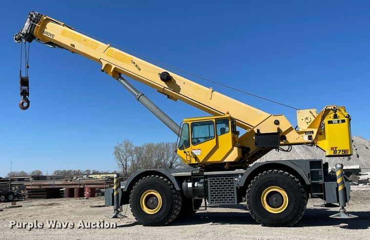 image for item MY9248 2007 Grove RT875E  crane