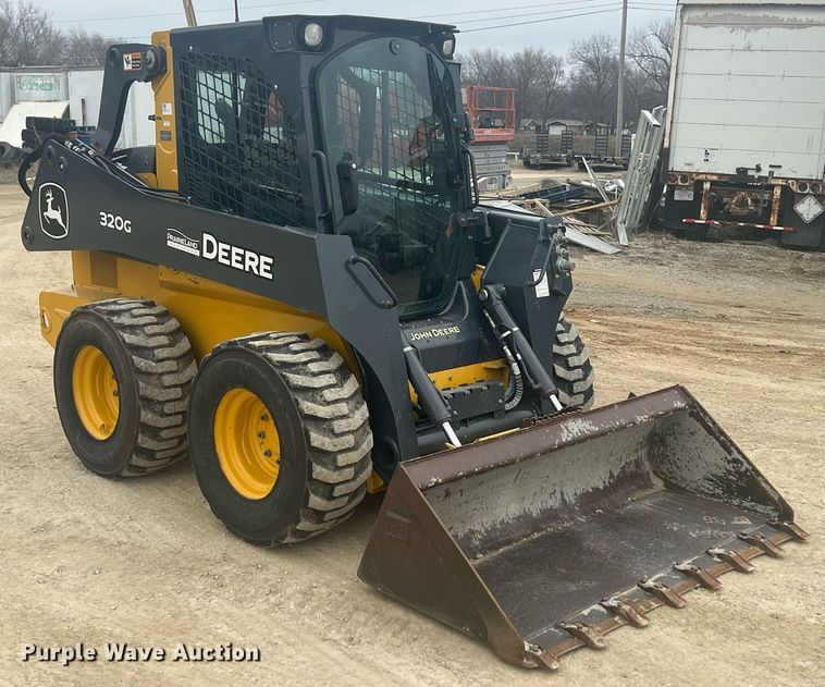 image for item MY9556 2021 John Deere 320G  skid steer loader