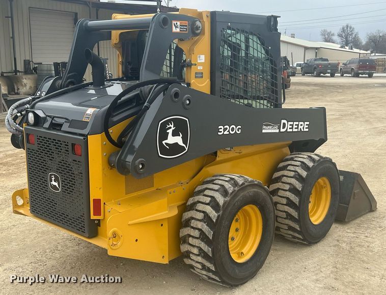 image for item MY9556 2021 John Deere 320G  skid steer loader