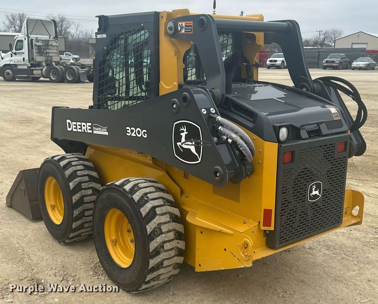 image for item MY9556 2021 John Deere 320G  skid steer loader