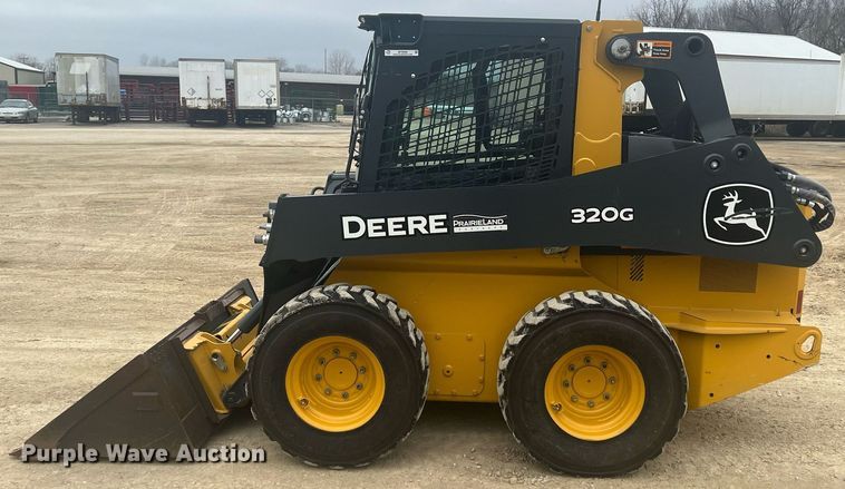 image for item MY9556 2021 John Deere 320G  skid steer loader