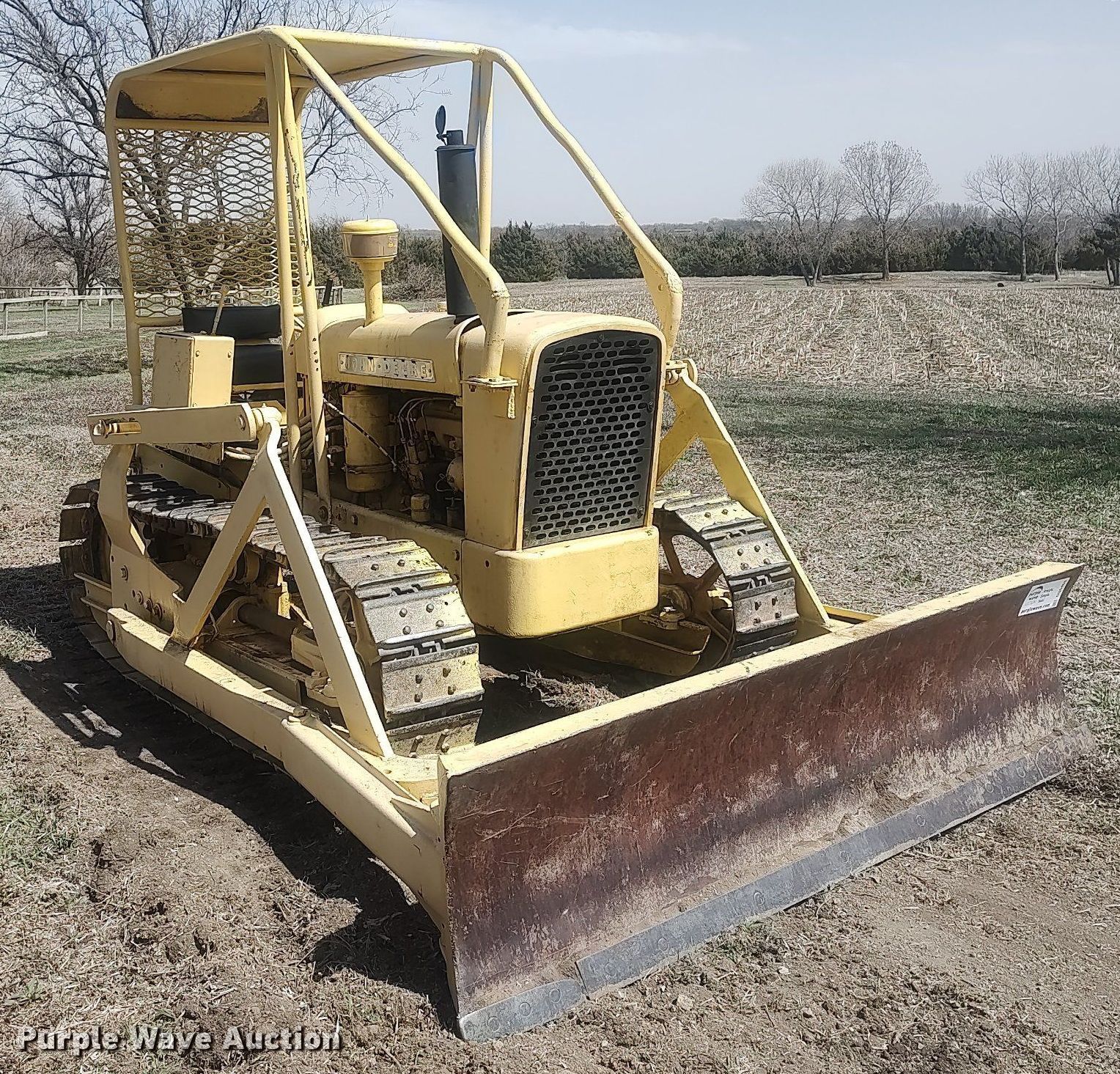John Deere 1010 dozer in Douglass, KS Item DQ0465 sold Purple Wave