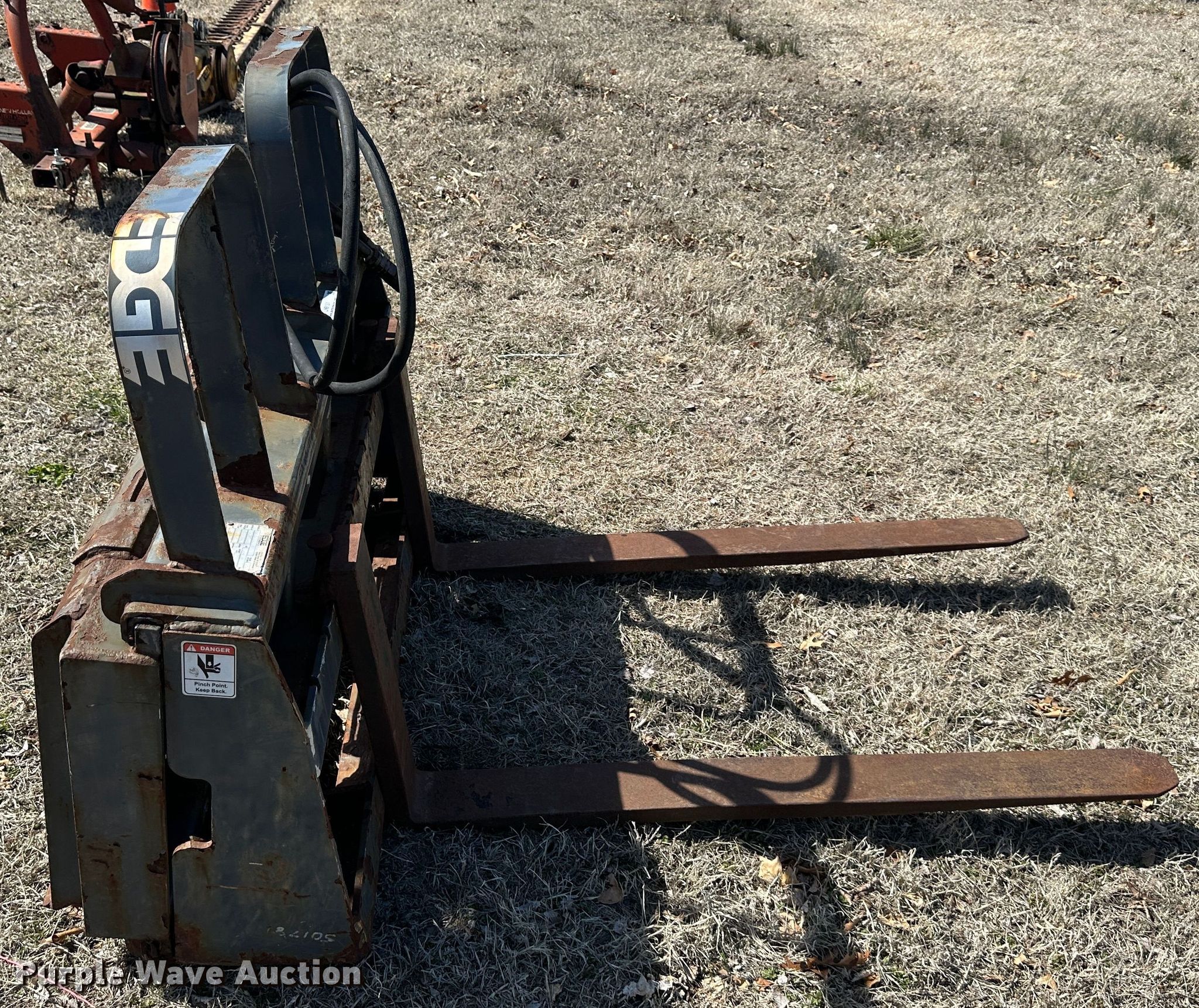 2017 Edge Attachments HDS42B0500 skid steer forks in Bonner Springs, KS Item LN9151 sold