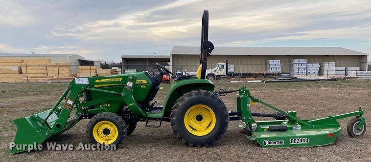 image for item DL7093 2017 John Deere 3032E  MFWD tractor