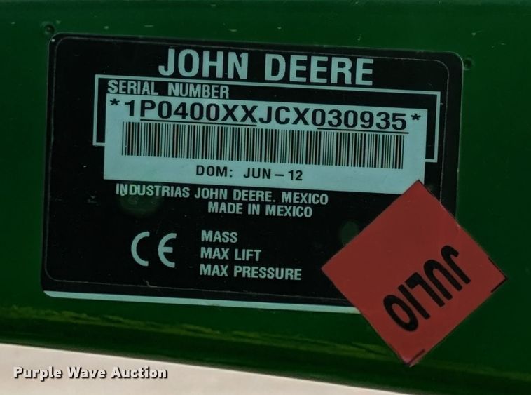 image for item LF9753 John Deere 4520  MFWD tractor