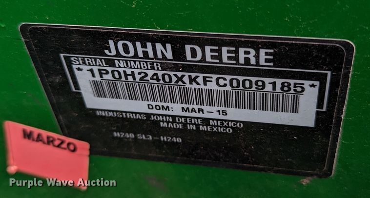 image for item LF9754 2014 John Deere 5058E  MFWD tractor
