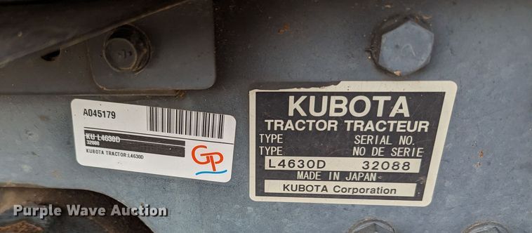 image for item LF9761 2004 Kubota L4630D  MFWD tractor