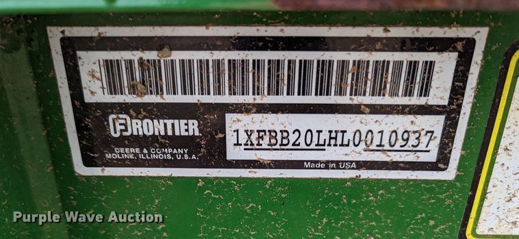 image for item LF9762 2019 John Deere 1023E  tractor