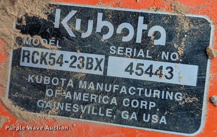 image for item LF9764 2019 Kubota BX1880  MFWD tractor
