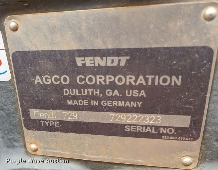 image for item LF9769 2010 Fendt 818  MFWD tractor