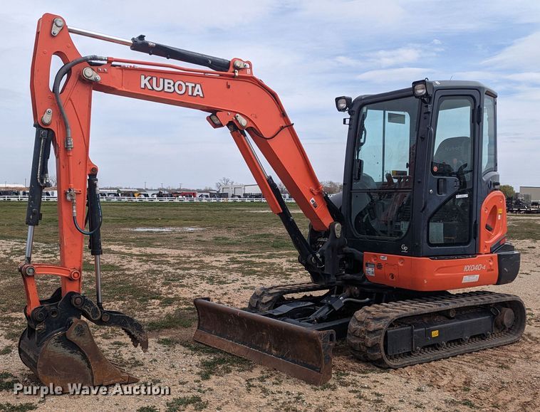 image for item LF9772 2020 Kubota KX040-4  mini excavator