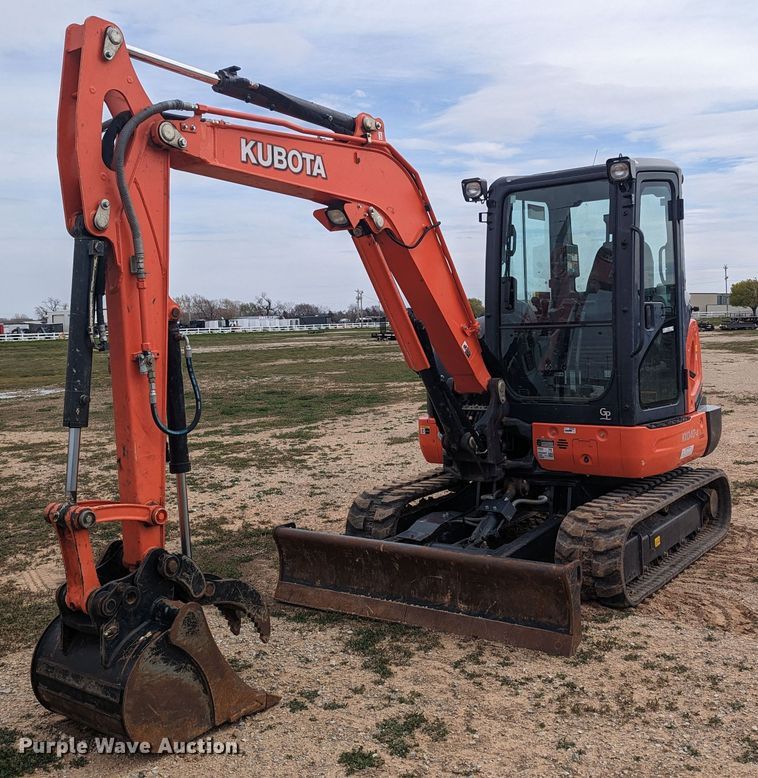 image for item LF9772 2020 Kubota KX040-4  mini excavator