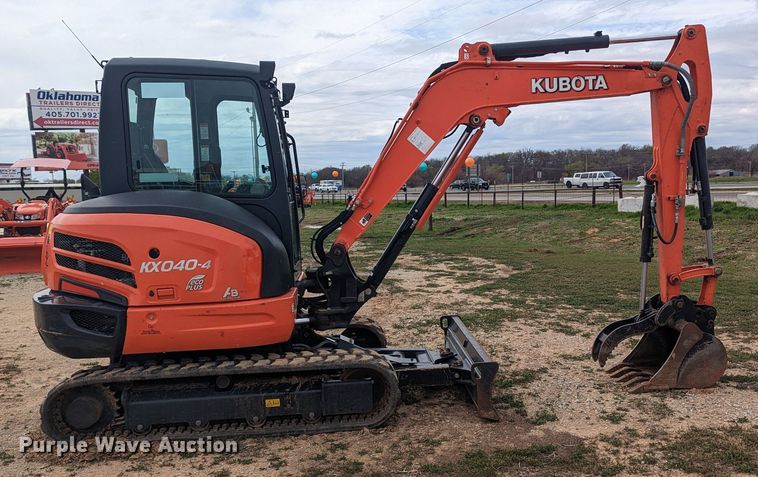 image for item LF9772 2020 Kubota KX040-4  mini excavator