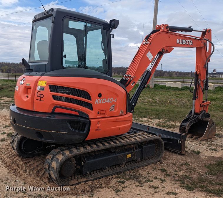 image for item LF9772 2020 Kubota KX040-4  mini excavator