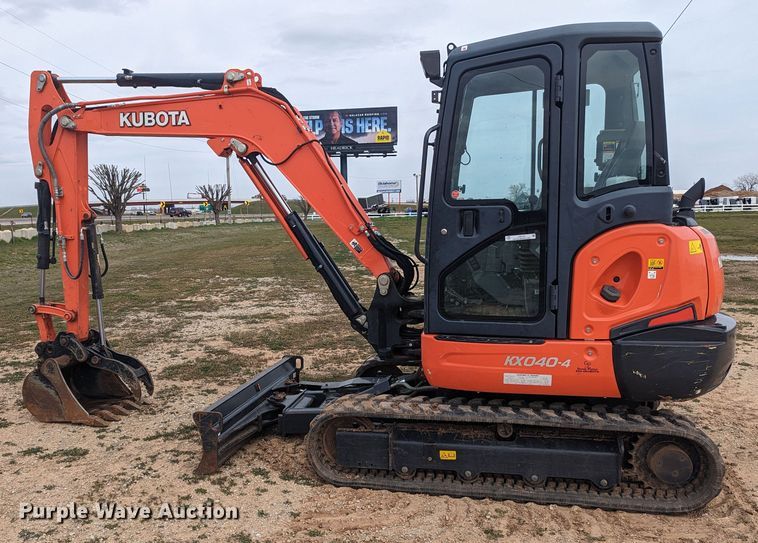 image for item LF9772 2020 Kubota KX040-4  mini excavator