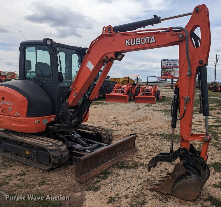 image for item LF9772 2020 Kubota KX040-4  mini excavator