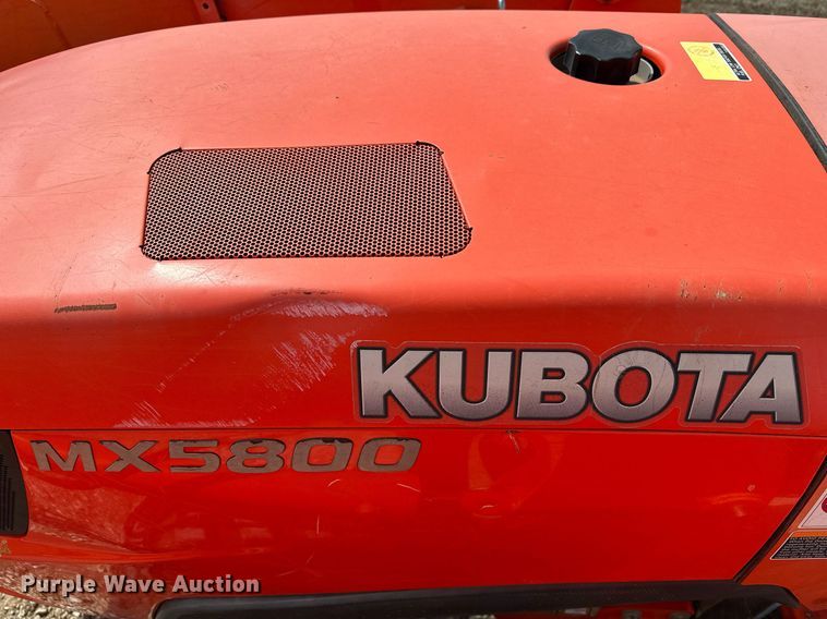 image for item LR9553 2017 Kubota MX5800D  MFWD tractor