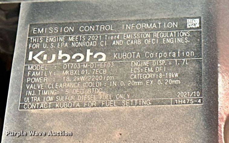 image for item LR9557 2020 Kubota L2501D  MFWD tractor